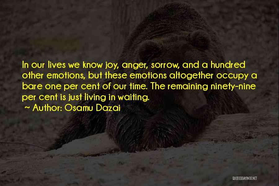 Feelings Of Sadness Quotes By Osamu Dazai