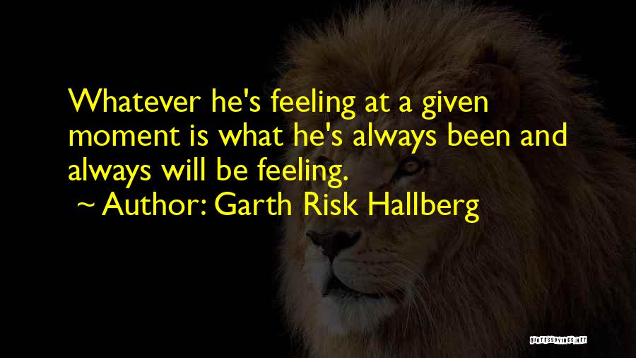 Feelings On Fire Quotes By Garth Risk Hallberg