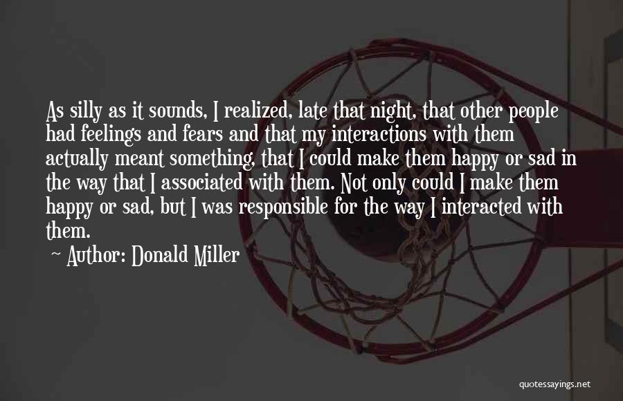 Feelings Sad Quotes By Donald Miller