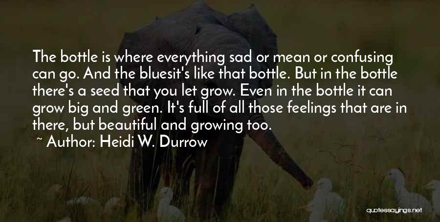 Feelings Sad Quotes By Heidi W. Durrow