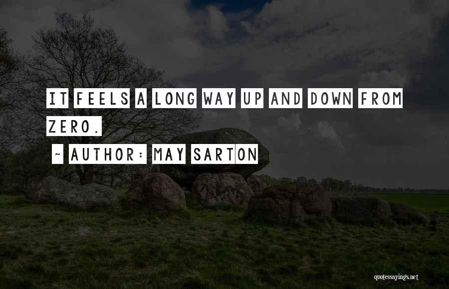 Feels Down Quotes By May Sarton