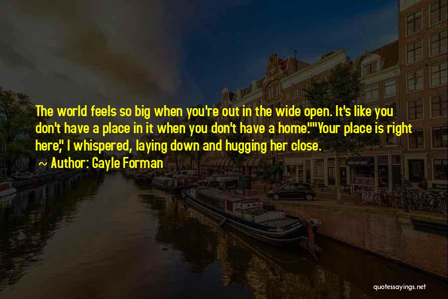 Feels Like Home Quotes By Gayle Forman