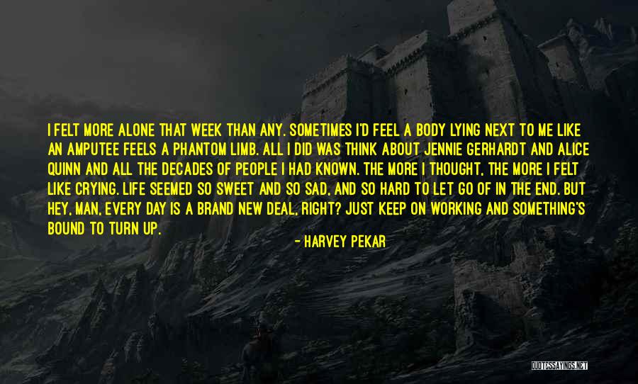 Feels Sad Quotes By Harvey Pekar Feels Sad Quotes By Harvey Pekar