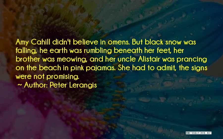 Feet And Beach Quotes By Peter Lerangis