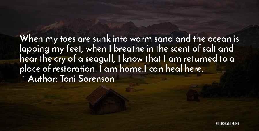 Feet And Beach Quotes By Toni Sorenson