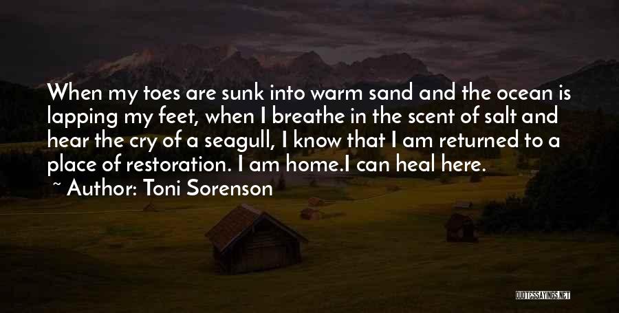 Feet In The Ocean Quotes By Toni Sorenson