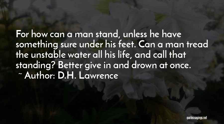 Feet In Water Quotes By D.H. Lawrence