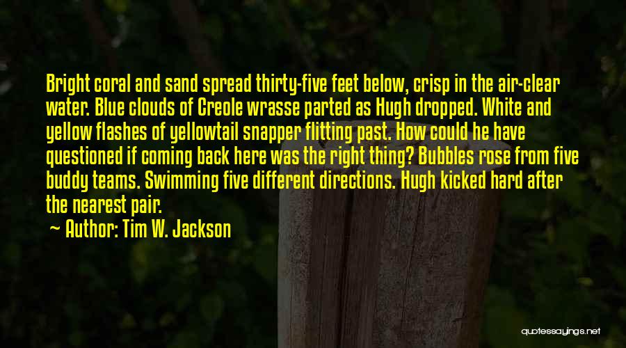 Feet In Water Quotes By Tim W. Jackson