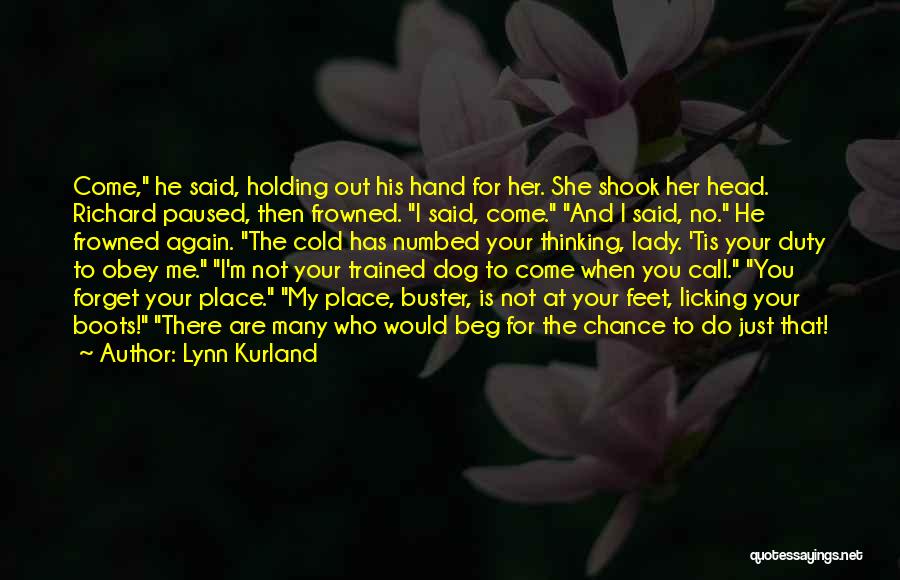 Feet Licking Quotes By Lynn Kurland