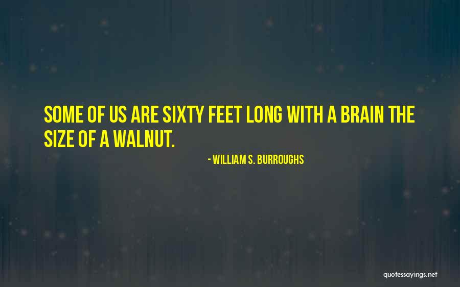 Feet Long Quotes By William S. Burroughs Feet Long Quotes By William S. Burroughs