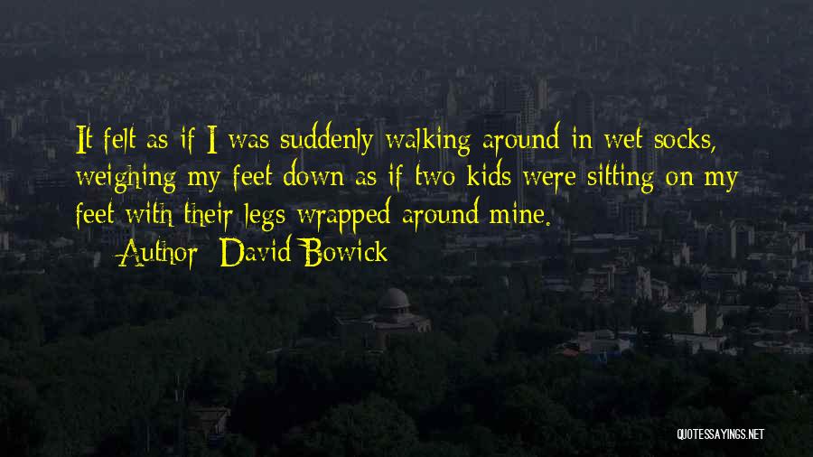 Feet Wet Quotes By David Bowick