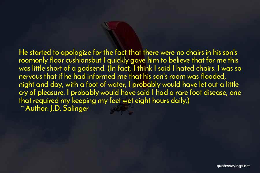 Feet Wet Quotes By J.D. Salinger