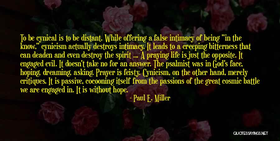 Feisty Quotes By Paul E. Miller