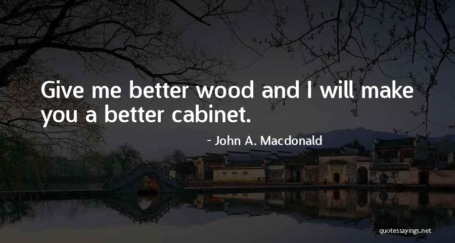 Fejes Quotes By John A. Macdonald Fejes Quotes By John A. Macdonald