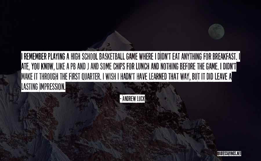 Felcher Exercise Quotes By Andrew Luck Felcher Exercise Quotes By Andrew Luck