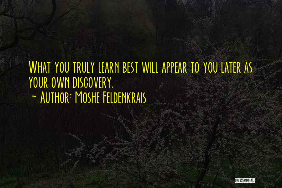 Feldenkrais Quotes By Moshe Feldenkrais
