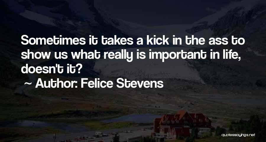 Felice Quotes By Felice Stevens