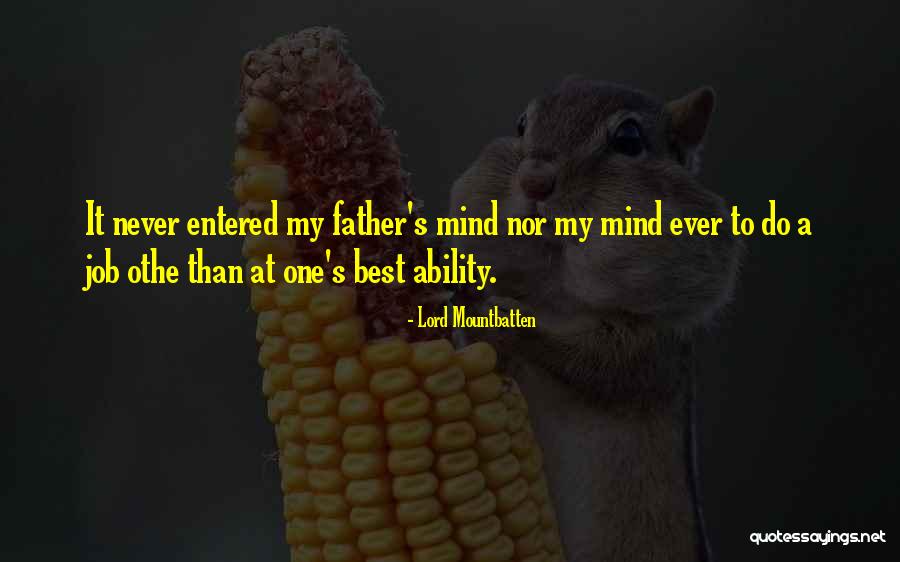 Felita Daniels Quotes By Lord Mountbatten Felita Daniels Quotes By Lord Mountbatten