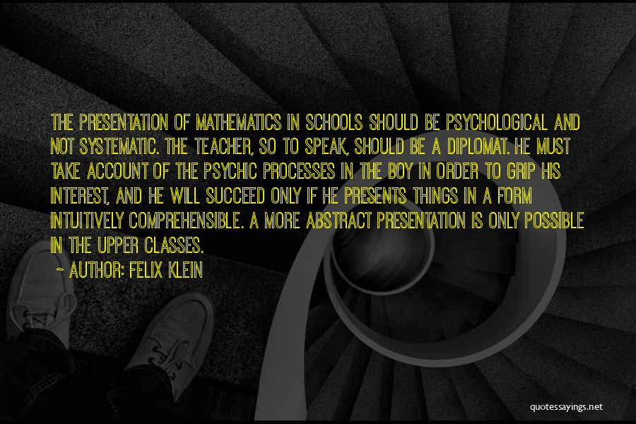 Felix Klein Quotes 430758