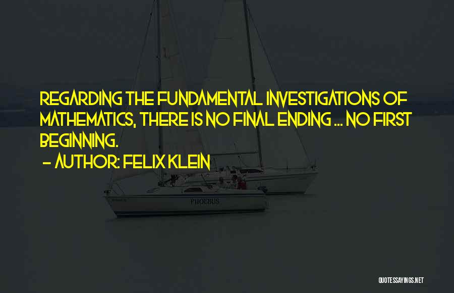 Felix Klein Quotes 612046