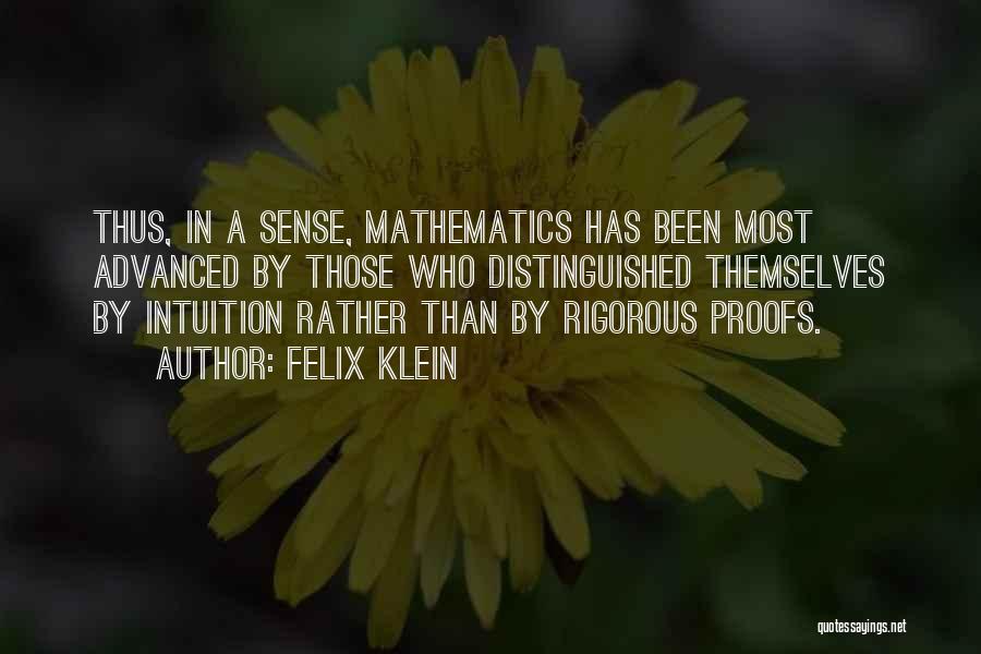 Felix Klein Quotes 648577