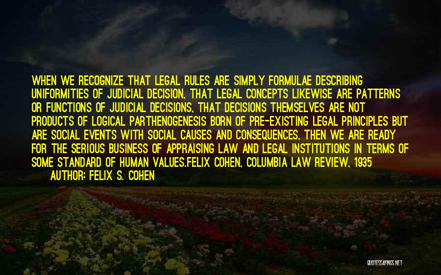 Felix S. Cohen Quotes 1565177