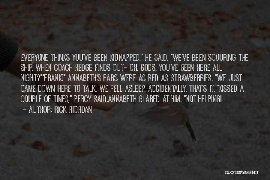 Fell Down Funny Quotes By Rick Riordan