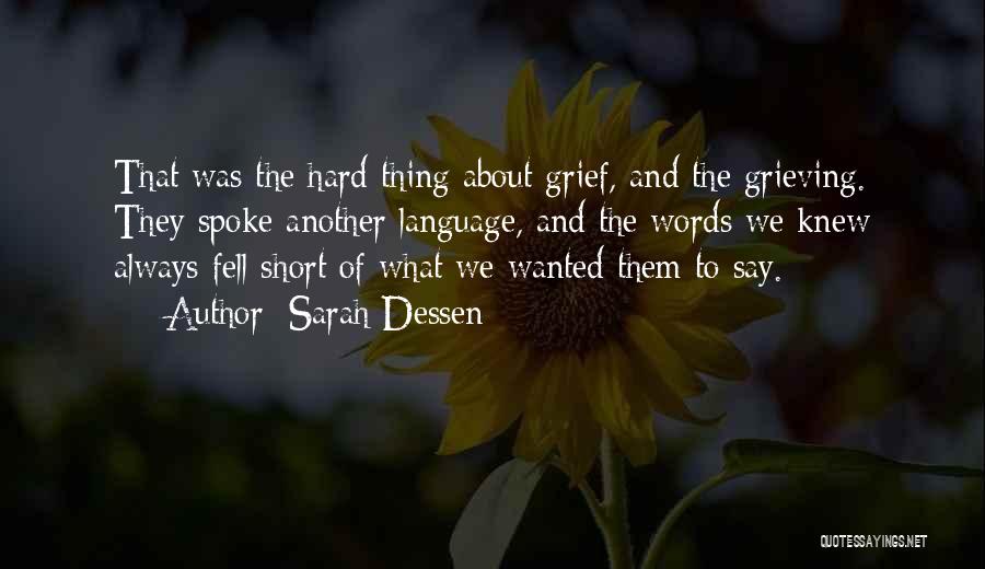 Fell Hard Quotes By Sarah Dessen