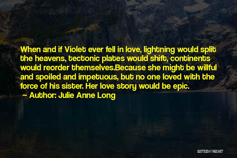 Fell In Love Without You Quotes By Julie Anne Long