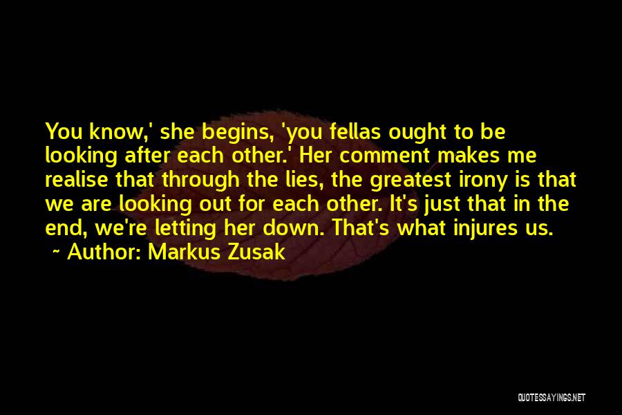 Fellas Quotes By Markus Zusak