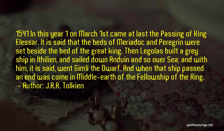 Fellowship Of The Ring Quotes By J.R.R. Tolkien