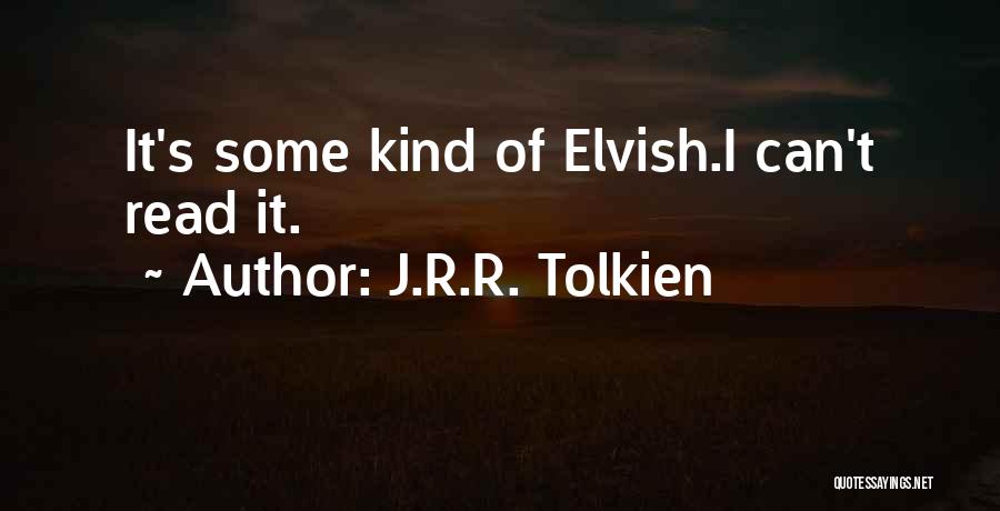 Fellowship Of The Ring Quotes By J.R.R. Tolkien