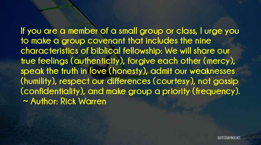 Fellowship Quotes By Rick Warren