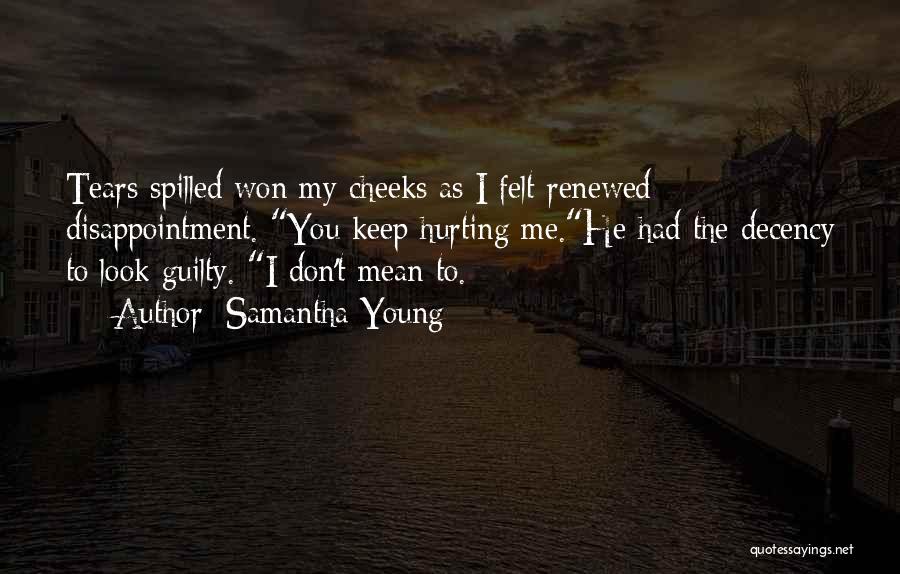 Felt Guilty Quotes By Samantha Young