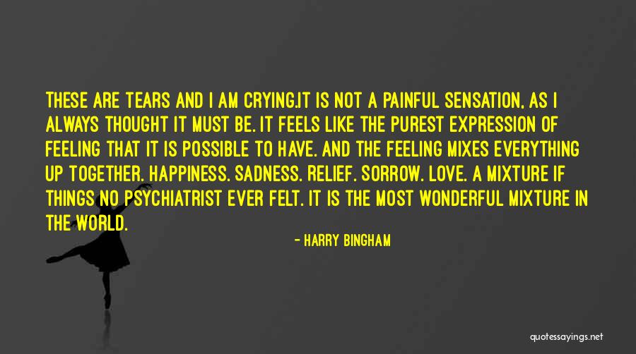 Felt Like Crying Quotes By Harry Bingham