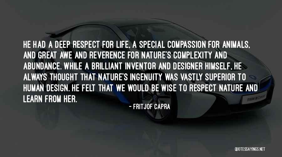 Felt Special Quotes By Fritjof Capra