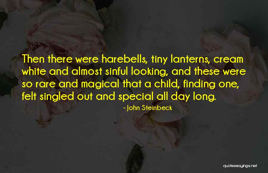 Felt Special Quotes By John Steinbeck