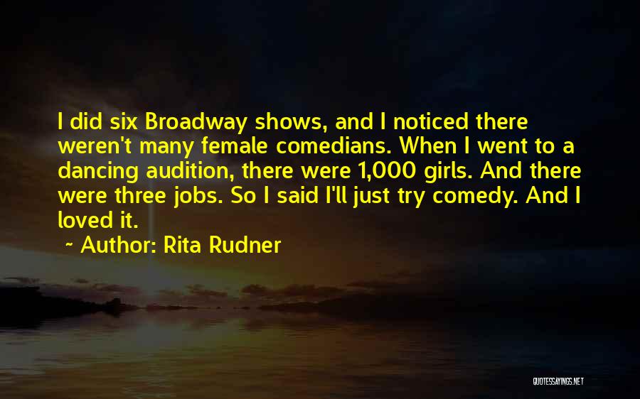 Female Comedians Quotes By Rita Rudner