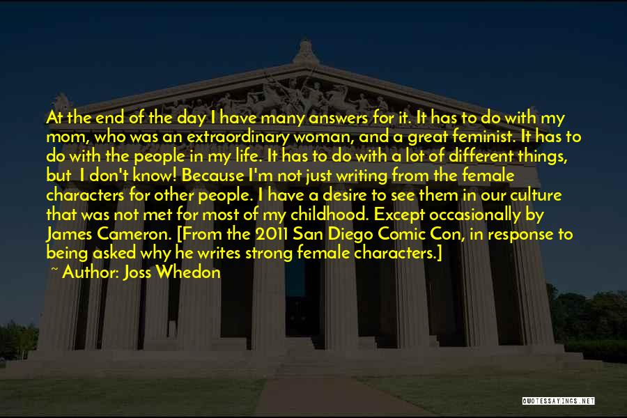 Female Equality Quotes By Joss Whedon