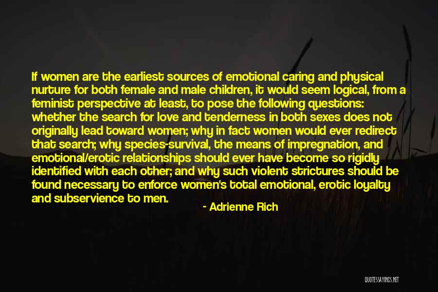 Female Feminist Quotes By Adrienne Rich