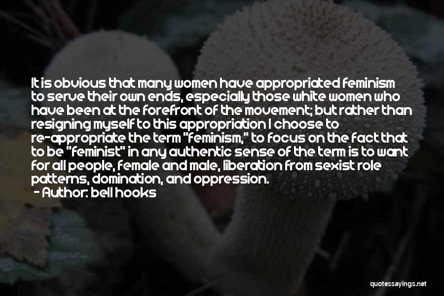 Female Feminist Quotes By Bell Hooks