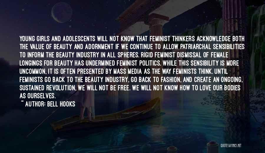 Female Feminist Quotes By Bell Hooks