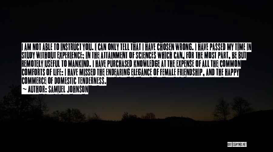 Female Friendship Quotes By Samuel Johnson
