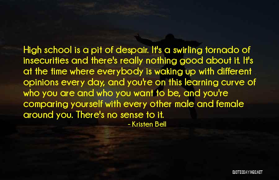Female Insecurity Quotes By Kristen Bell Female Insecurity Quotes By Kristen Bell