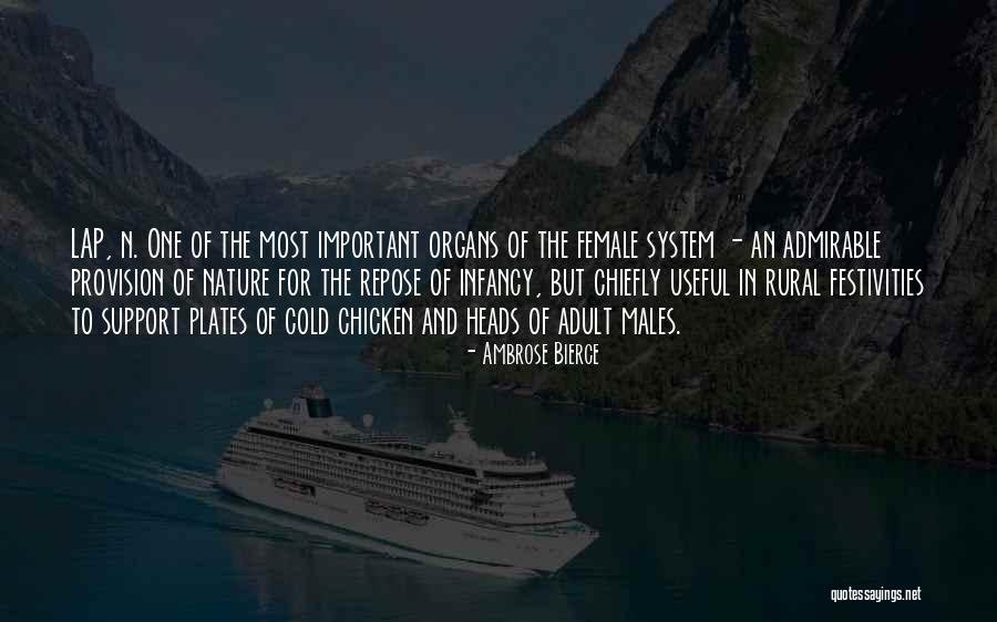Female Nature Quotes By Ambrose Bierce Female Nature Quotes By Ambrose Bierce