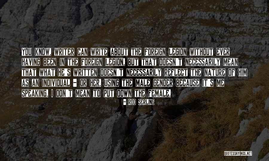 Female Nature Quotes By Rod Serling Female Nature Quotes By Rod Serling