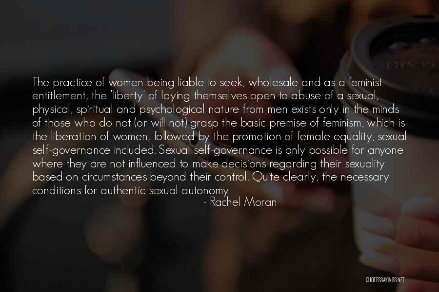 Female Sexuality Quotes By Rachel Moran Female Sexuality Quotes By Rachel Moran