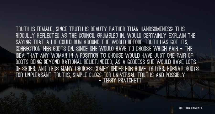 Female Shoes Quotes By Terry Pratchett Female Shoes Quotes By Terry Pratchett