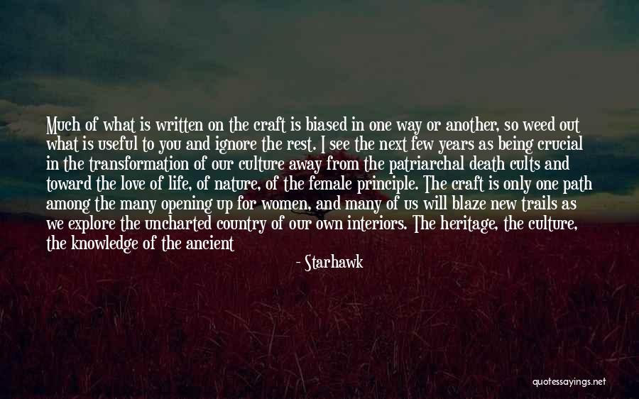 Female Singers Quotes By Starhawk