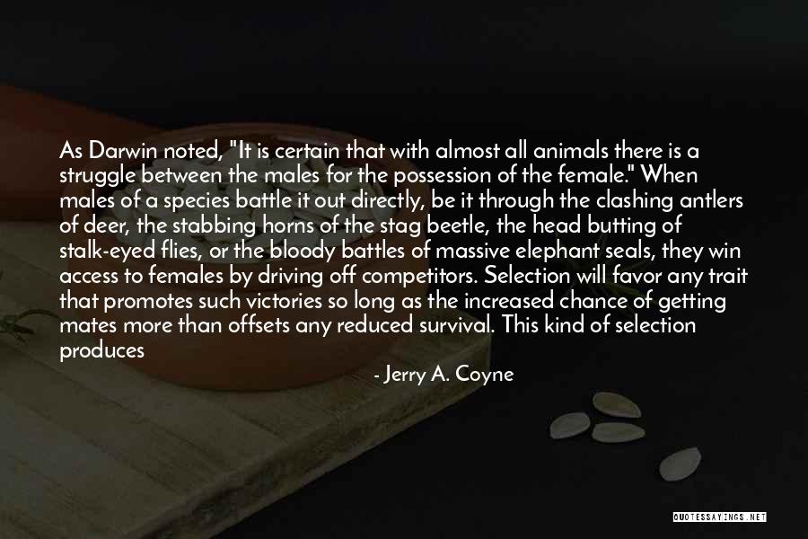 Female Species Quotes By Jerry A. Coyne Female Species Quotes By Jerry A. Coyne